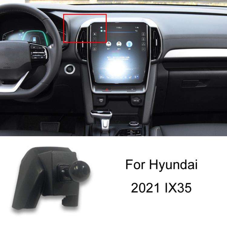 For Hyundai Left Driving Car Special Mobile Navigation Bracket Base, 04-11 Elantra, 06-13 Tussan,...