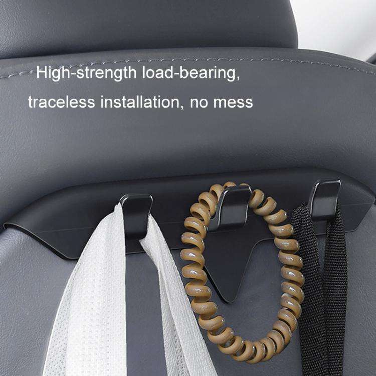 For Tesla Model 3/Y Rear Seat Hooks, Triple Hook