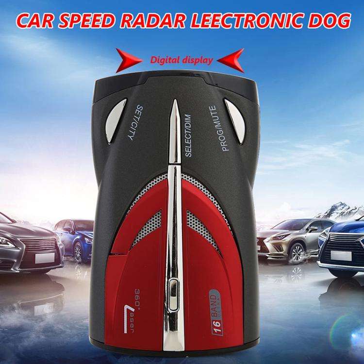 Car Radar Speed Detector Car Laser Enhanced Electronic Dog, Support English / Russian, XRS9780