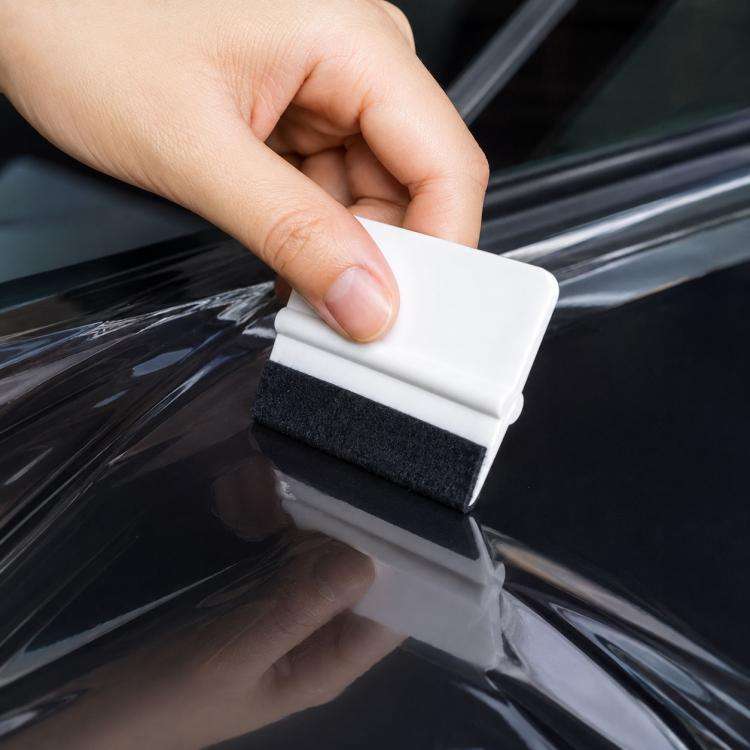 Car Film Tool Anti-scratch Small Scraper, 5pcs With Felt