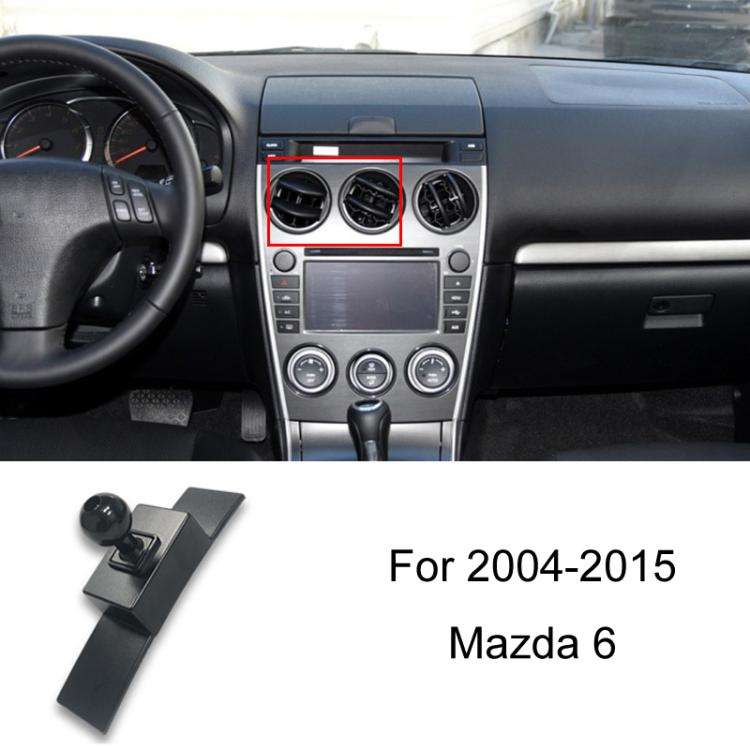 For Mazda Left Driving Car-Mounted Special Mobile Phone Navigation Bracket Base, 04-15 Mazda 6, 0...