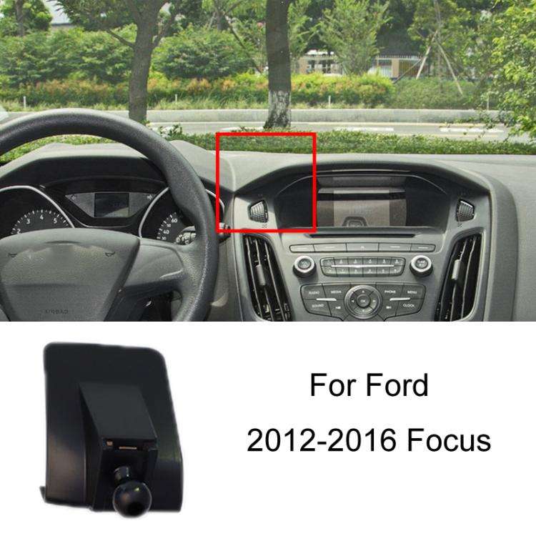 For Ford Left Driving Car Special Mobile Phone Navigation Bracket Base, 05-11 Focus, 07-13 Mondeo...