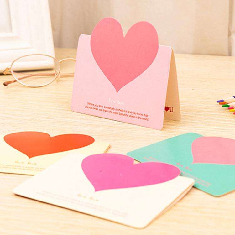 Universal Christmas Valentines Day Greeting Card Birthday Tanabata Blessing Message Card, Random ...