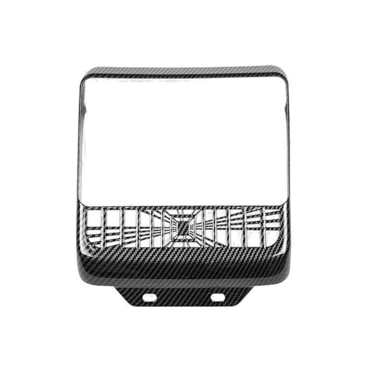 For Tesla New Model 3 / Y Car Rear Air Conditioning Vent Protection Frame, Matte Carbon Pattern, ...