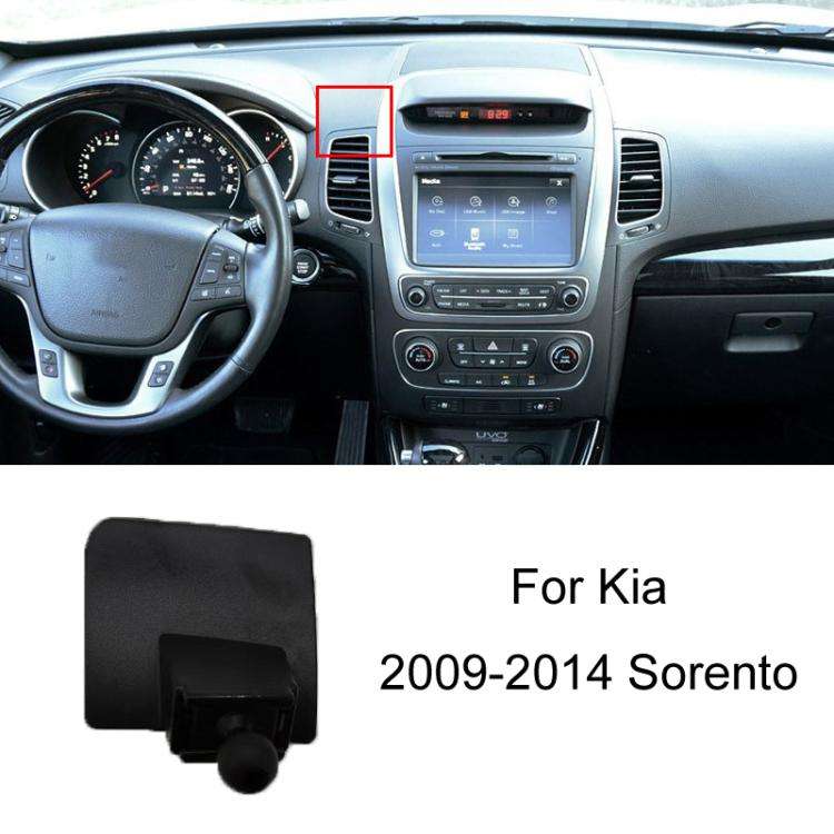 For Kia Left Driving Car Special Mobile Phone Navigation Bracket Base, 06-12 Cerato, 07-13 Sporta...