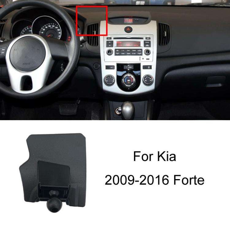 For Kia Left Driving Car Special Mobile Phone Navigation Bracket Base, 06-12 Cerato, 07-13 Sporta...
