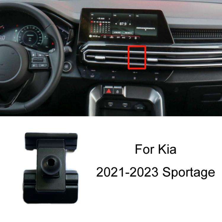 For Kia Left Driving Car Special Mobile Phone Navigation Bracket Base, 06-12 Cerato, 07-13 Sporta...