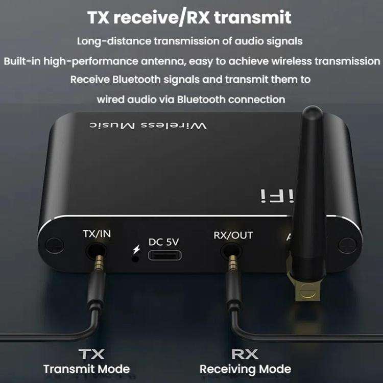 2 In 1 Amplifier AUX Bluetooth 5.4 Audio Adapter, Bluetooth 5.4