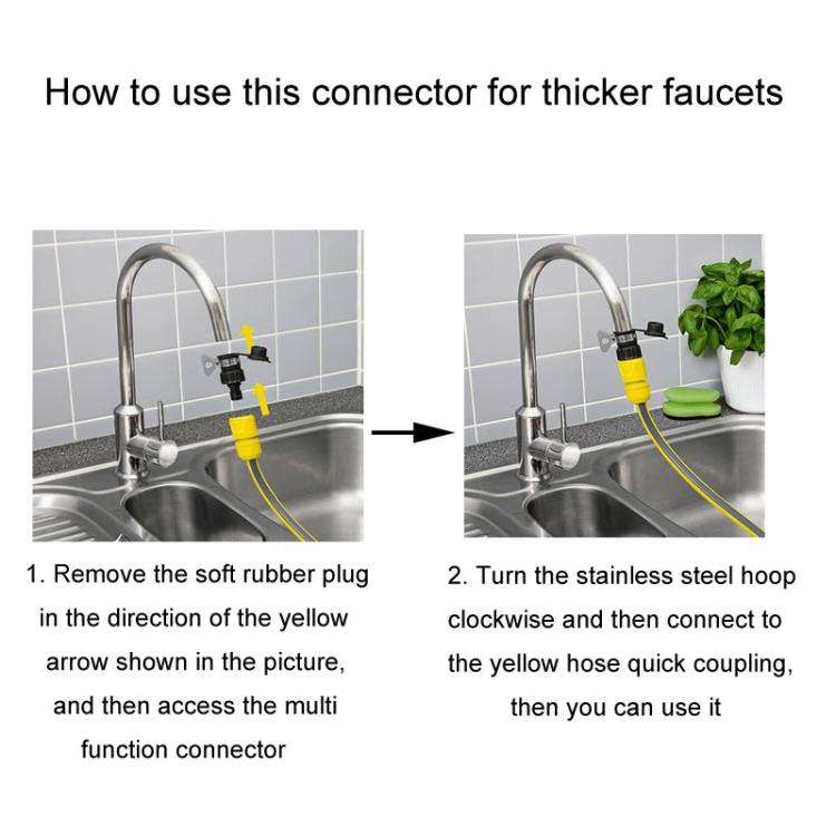 For Karcher Car Washer Gardening Accessories 4 / 5 Point Universal Faucet Adaptor