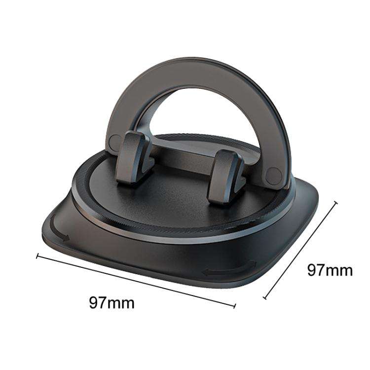 Car Center Console Fixed Navigation Phone Holder Installation-Free Snap-On Phone Support Bracket,...