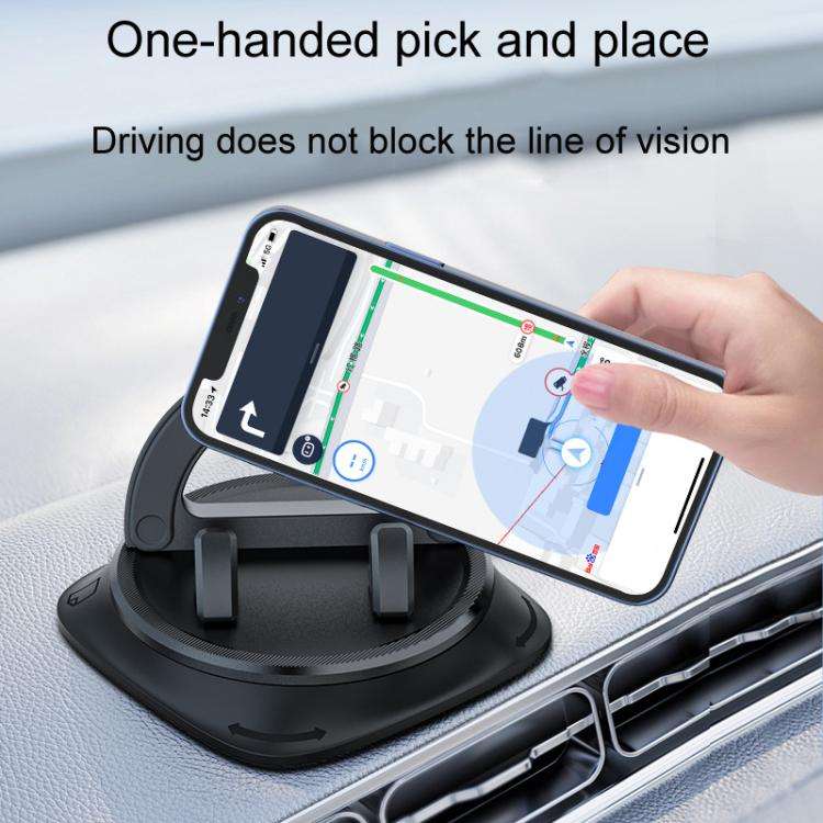 Car Center Console Fixed Navigation Phone Holder Installation-Free Snap-On Phone Support Bracket,...