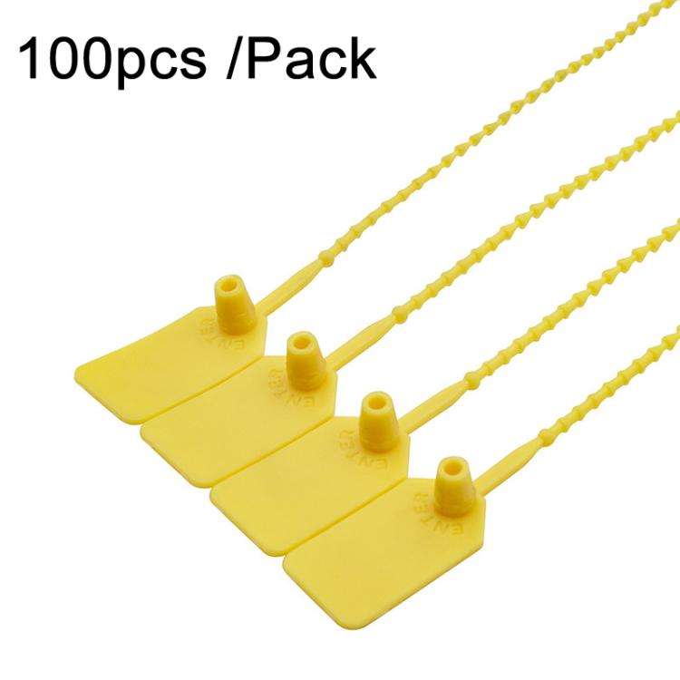 100pcs /Pack Plastic Seals Beaded Type Security Seals Container Fire Equipment Nylon Ties Snap Ta...