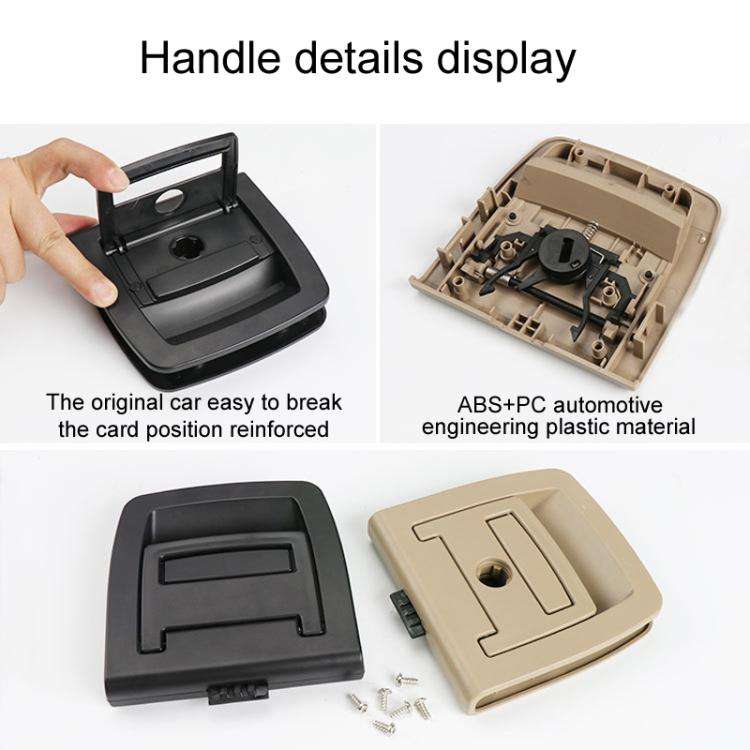 For BMW X5 E70 / X6 E71 E72 Car Boot Handle Inside Trunk Lid Bottom Plate Handle 51479120283, Wit...