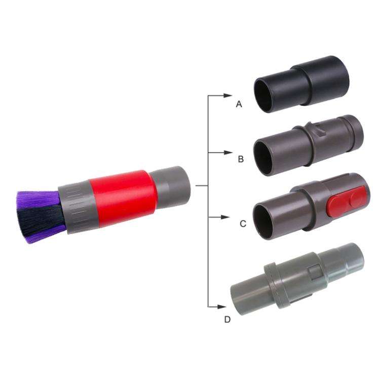 Vacuum Cleaner Dusting Streak Free Soft Brush Replacement Accessory Set, 32mm Soft Brush, 32mm So...