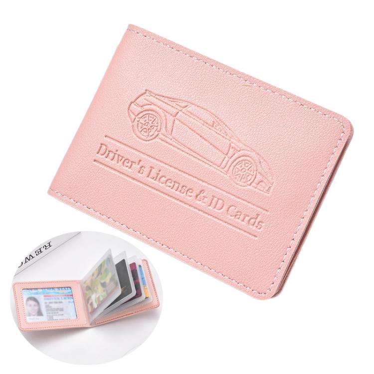 Multi-card Driver License Card Holder Women Driving License Leather Protective Case ID Credit Car...