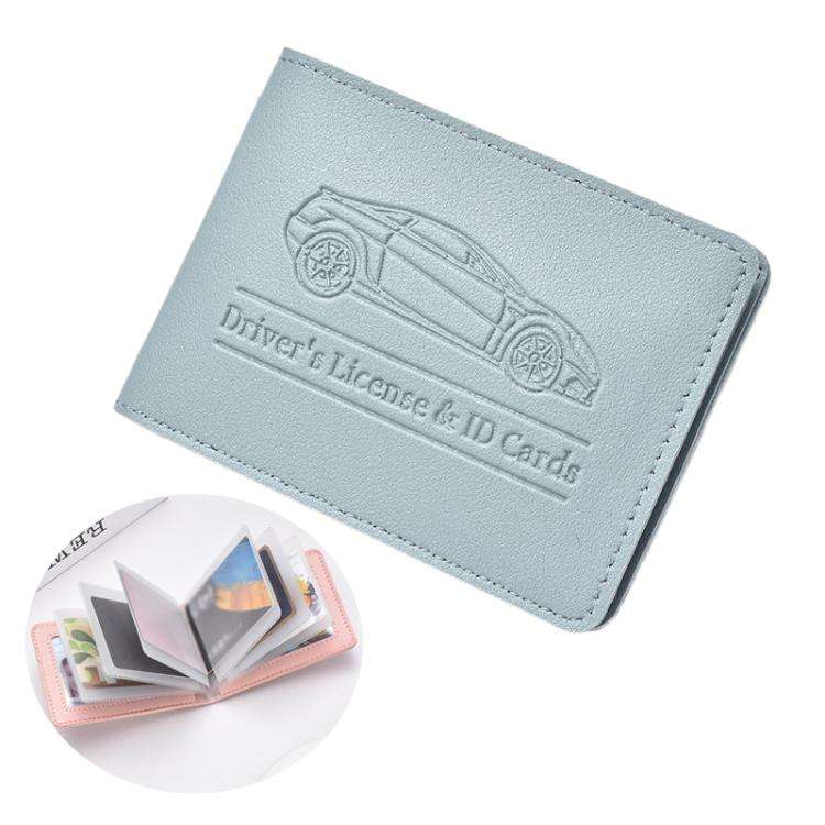 Multi-card Driver License Card Holder Women Driving License Leather Protective Case ID Credit Car...