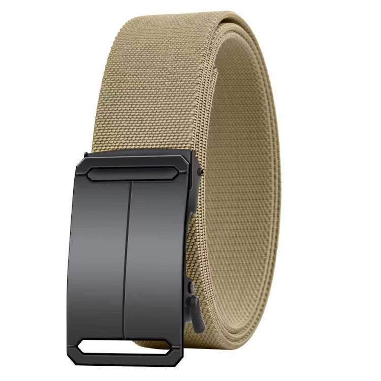 Men Outdoor Automatic Buckle Stretch Belt, 120cm