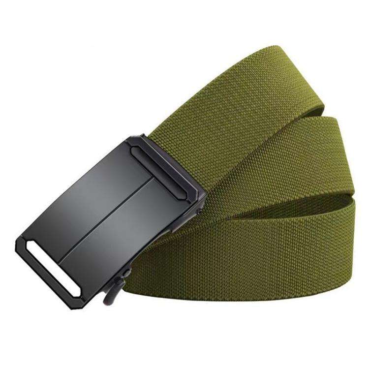Men Outdoor Automatic Buckle Stretch Belt, 120cm