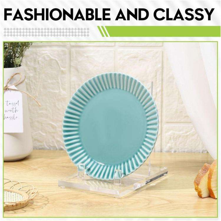 Acrylic Book Picture Frame Plate Stand