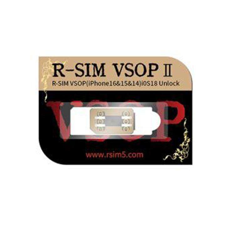 R-SIM VSOP 2 SIM Unlock Chip with SED/MEP Mode for iPhone 13-16 Dual SIM Models, VSOP 2