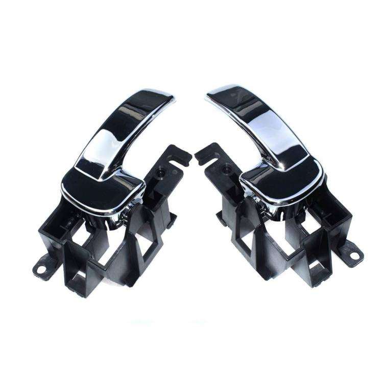 For Nissan Pathfinder Car Left and Right Chrome Interior Door Handles, Left 80671-4X02B, Right 80...