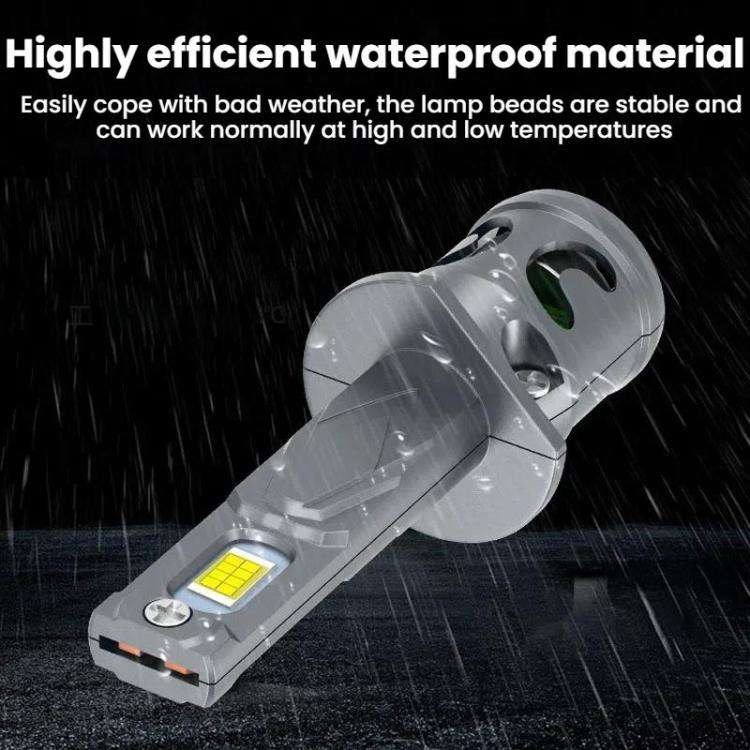 2pcs Direct Plug Mini LED Car Headlight Bulb With Fan Cooling