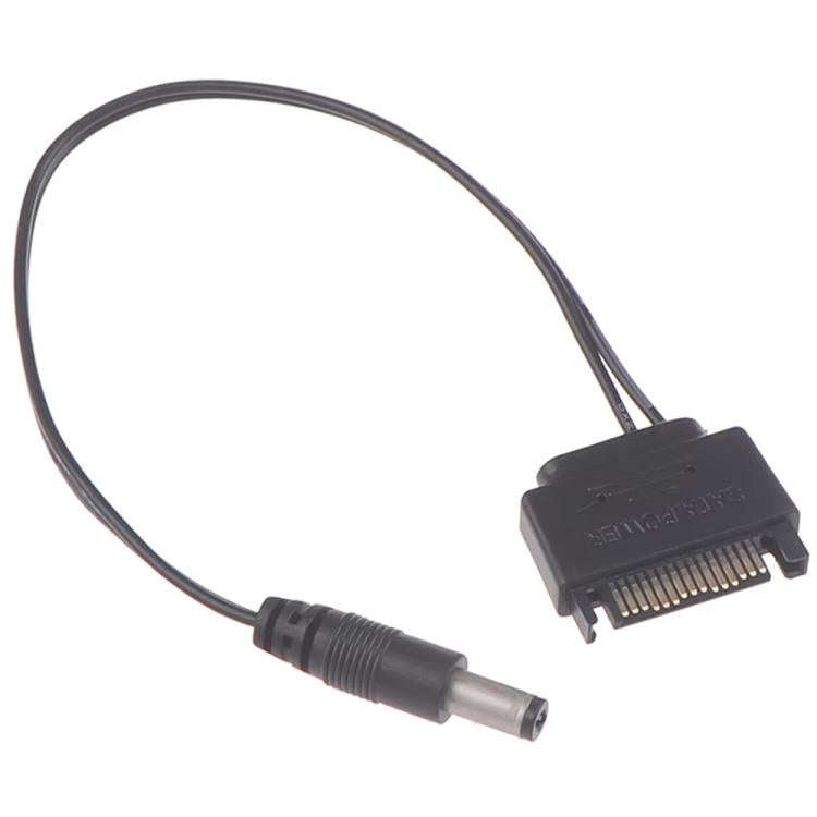 SATA Male To 5.5 x 2.1mm DC Connection Cable 12V Power Cable, 20cm