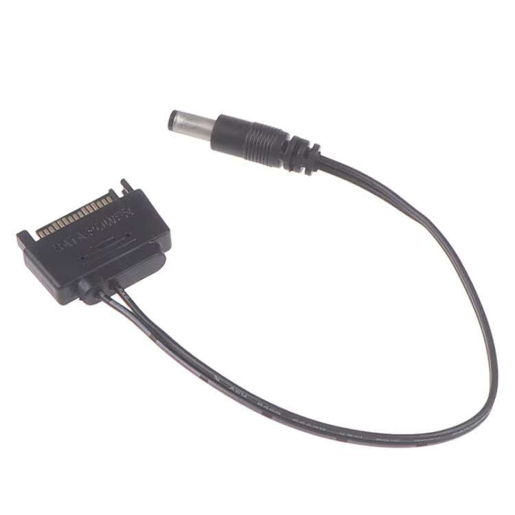 SATA Male To 5.5 x 2.1mm DC Connection Cable 12V Power Cable, 20cm