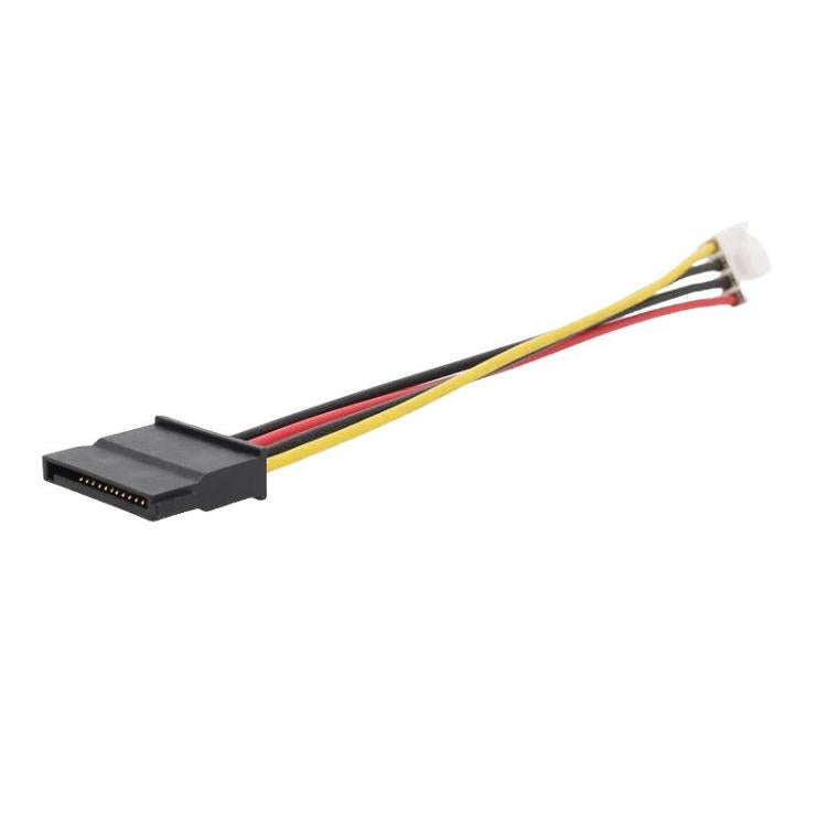 DVR Power Cable 4P To SATA 15P HDD Cable, 4P To SATA 15P