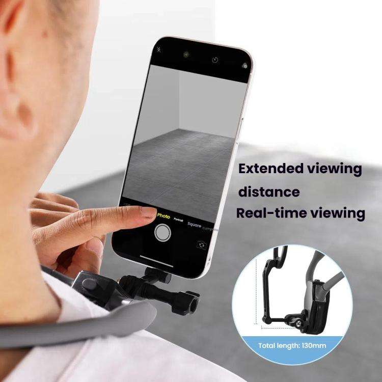 Adjustable Magnetic Neck Mount Phone Holder Quick-Release Chest Strap POV Mount For Sports & Vlog...