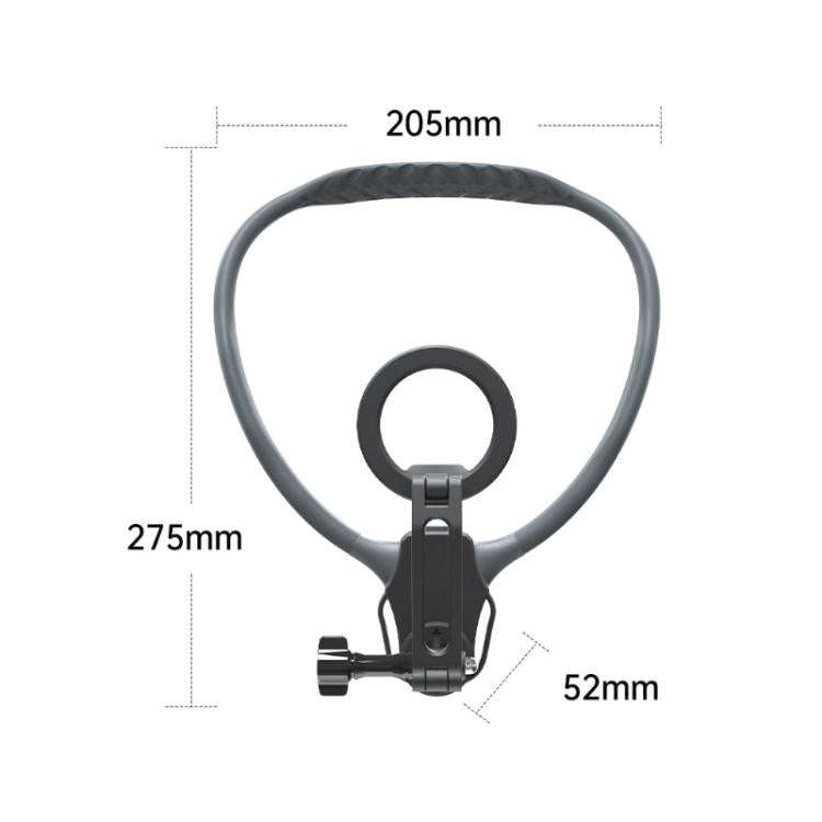 Adjustable Magnetic Neck Mount Phone Holder Quick-Release Chest Strap POV Mount For Sports & Vlog...