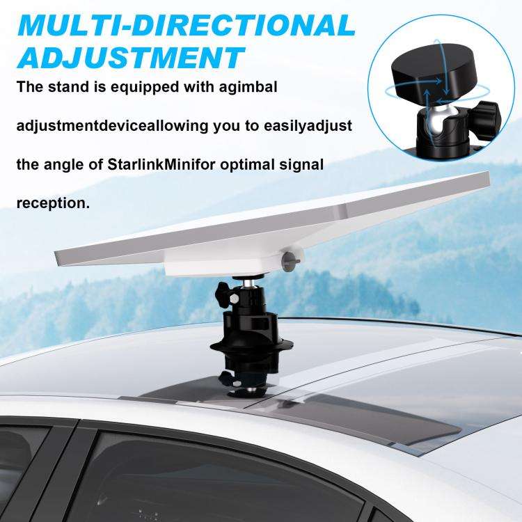 For Starlink Mini 2024 Roof Suction Cup Mount, S3301
