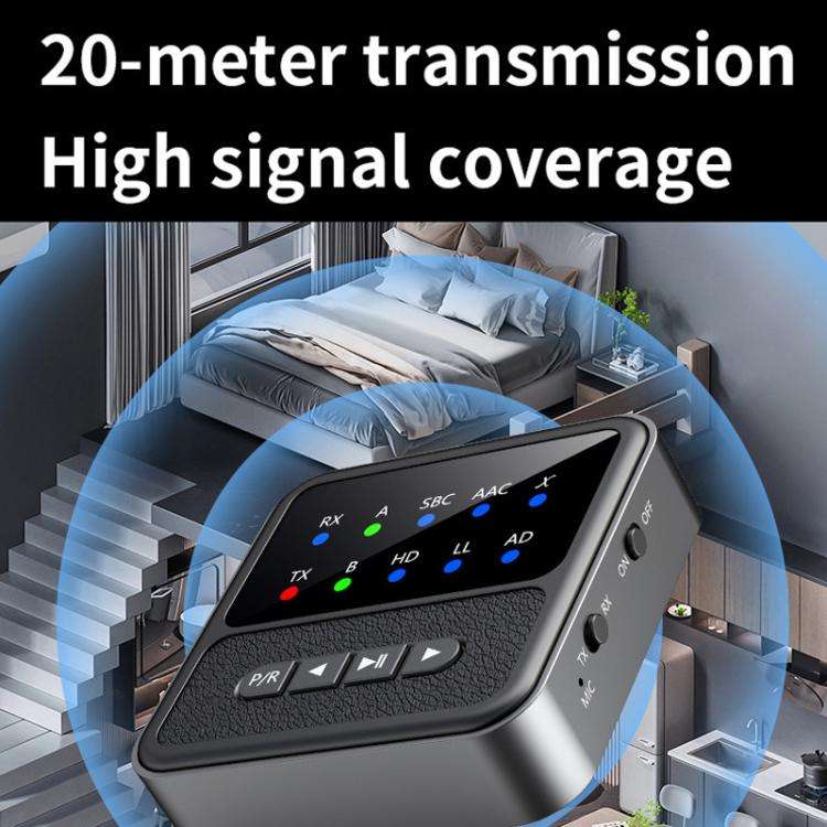 2-in-1 Bluetooth 5.4 Audio Transceiver HiFi Transmitter/Receiver, HD Calls, RCA/3.5mm AUX for Car...