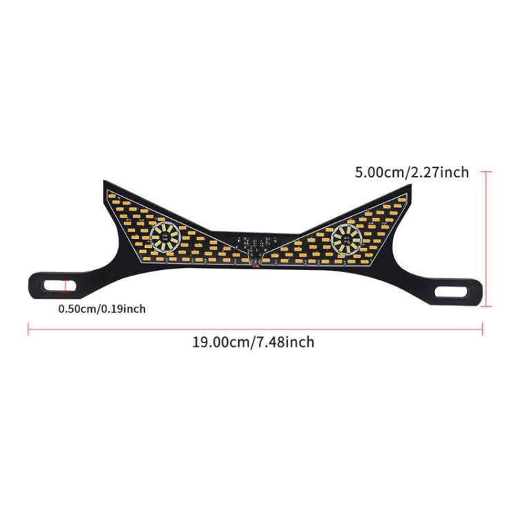 Motorcycle License Plate Screw Light Universal Decorative Accessory Headlight for Customization, ...