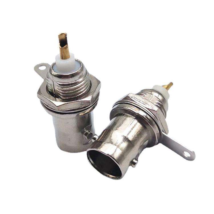 3pcs Gold-plated Copper Core BNC Female Socket Q9 Female 50KY Oscilloscope Socket