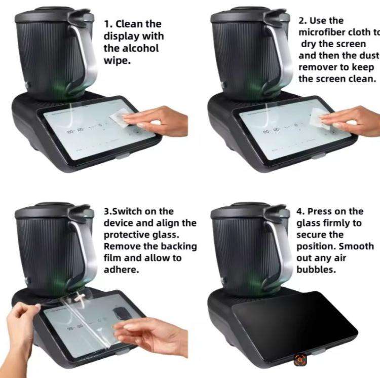 For Thermomix TM7 Tempered Glass Screen Protector Chef Machine Accessories, TM7