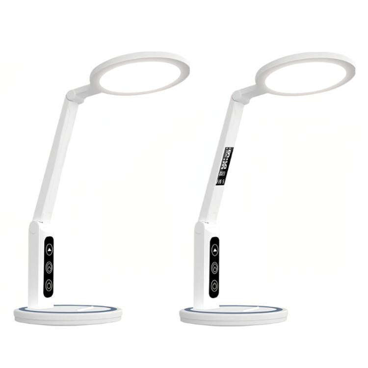 LED Desk Lamp Children Study Reading Eye-Protecting Bedside Light, Plug-in, Rechargeable, Dual-us...