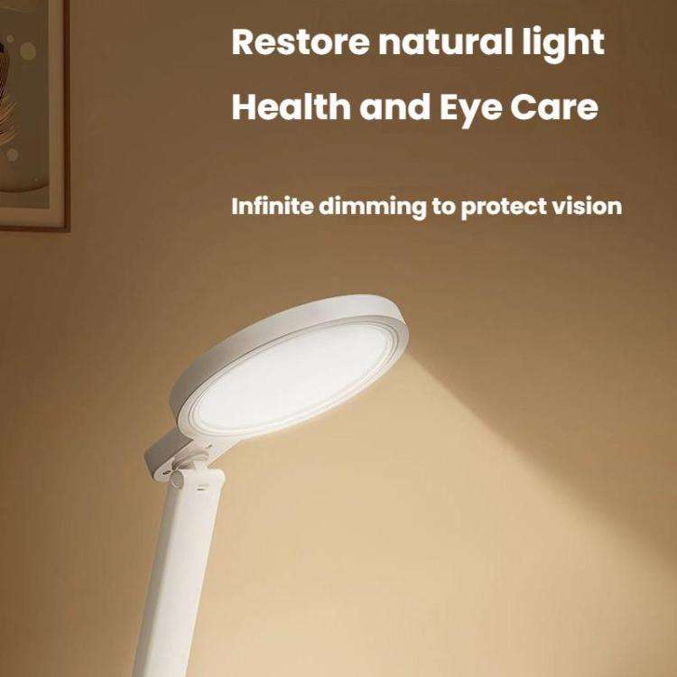 LED Desk Lamp Children Study Reading Eye-Protecting Bedside Light, Plug-in, Rechargeable, Dual-us...