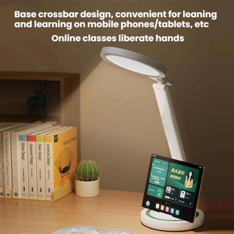 LED Desk Lamp Children Study Reading Eye-Protecting Bedside Light, Plug-in, Rechargeable, Dual-us...