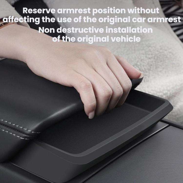 For Tesla 2024+ Model 3 Highland Center Console Armrest Storage Box