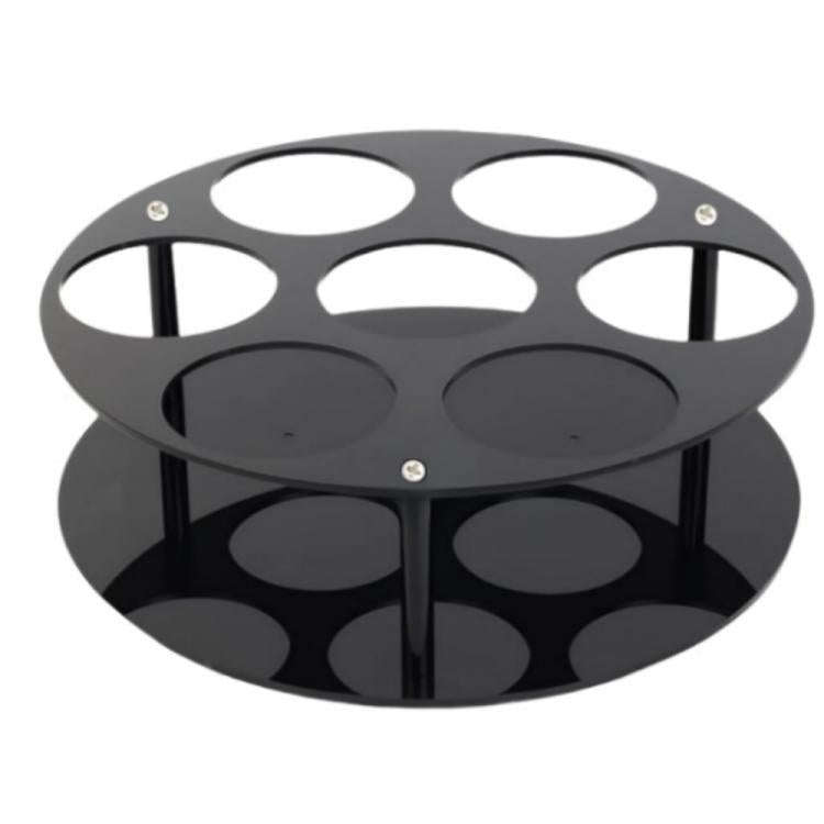 Coffee Syrup Kitchen Acrylic Countertop Round Bottle Holder, YX175