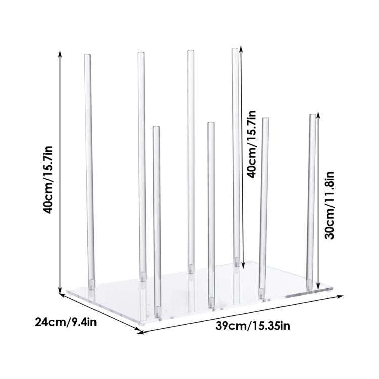 Acrylic High Boot Storage Stand