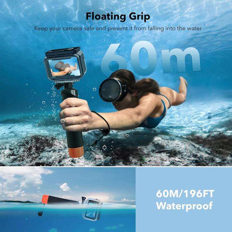 Waterproof Case Dive Accessory Kit For GoPro HERO13 Black /12 Black /11 Black /10 Black, For GoPr...
