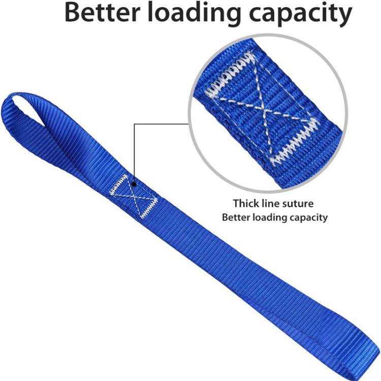 Multi-Purpose Cross-Woven Luggage Straps For ATVs And Motorcycles, 2.5 x 20.5cm (Blue), 2.5 x 30....