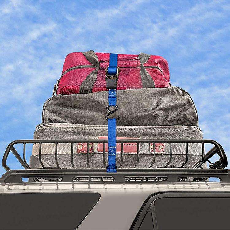 Multi-Purpose Cross-Woven Luggage Straps For ATVs And Motorcycles, 2.5 x 20.5cm (Blue), 2.5 x 30....