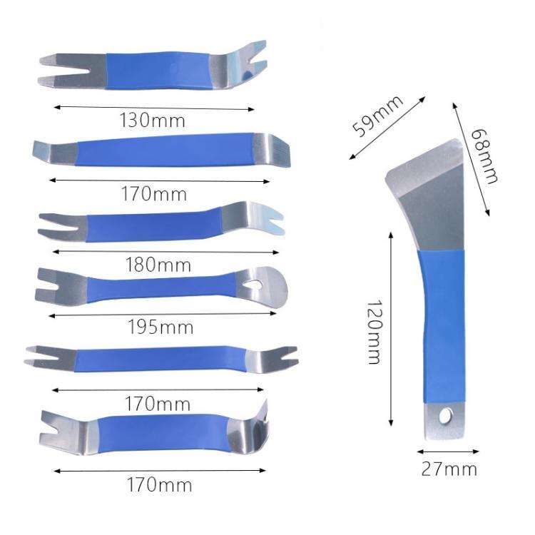 Car Interior Audio Center Console Door Panel Removal Clips, 7pcs /Set