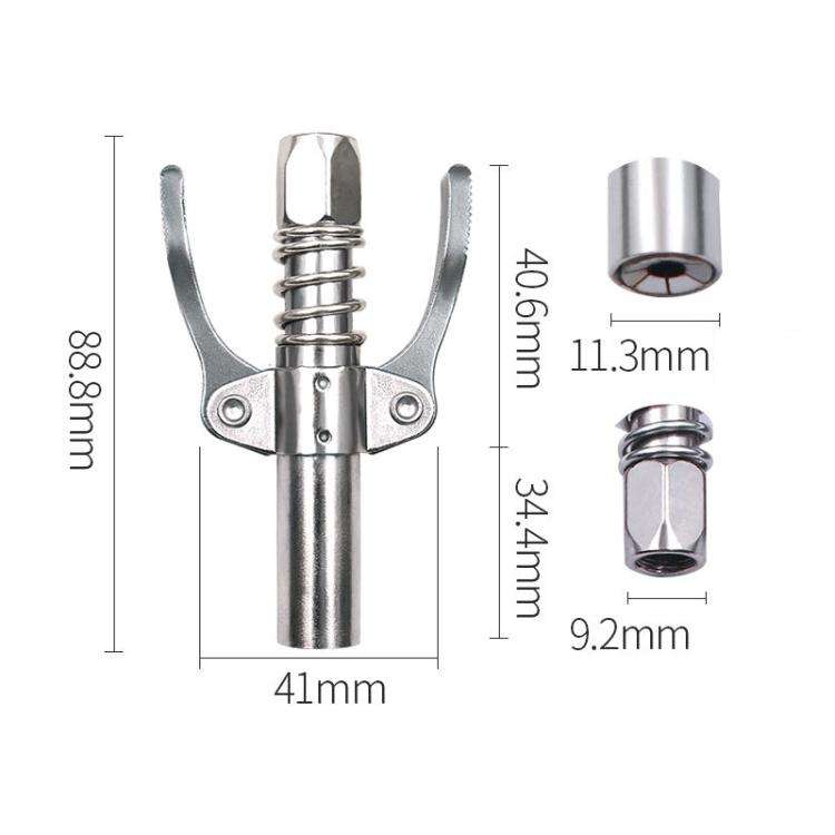 Car Electric/Pneumatic Pliers High-pressure Grease Nozzles, Double-handle Nozzle