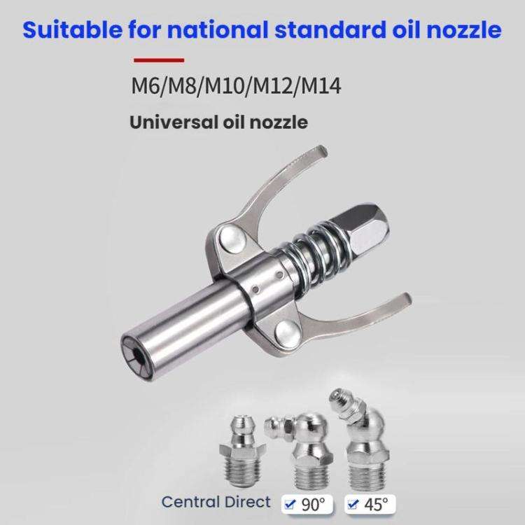 Car Electric/Pneumatic Pliers High-pressure Grease Nozzles, Double-handle Nozzle