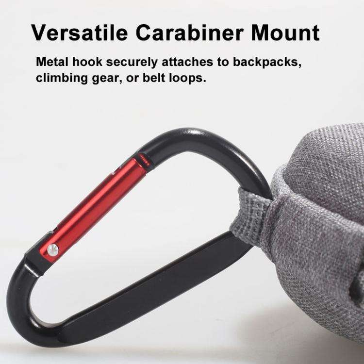 For Insta360 GO Ultra Carrying Case Shockproof EVA Portable Travel Storage Bag With Carabiner Cli...