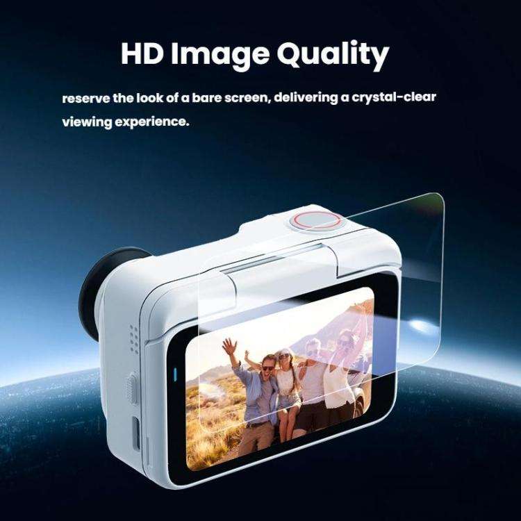 Screen Protector & Lens Film Kit Tempered Glass + Hydrogel HD Protection, For Insta360 GO Ultra  ...